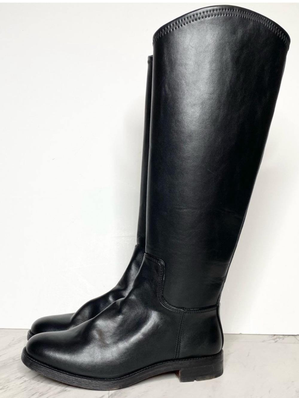 Franco Sarto Marsala Black Tall Boot 7 1/2 M
